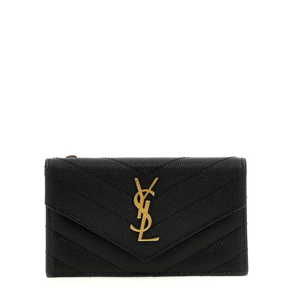 Saint Laurent Black Calfskin Women's Cardholder